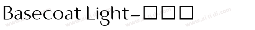 Basecoat Light字体转换 Basecoat Light字体转换